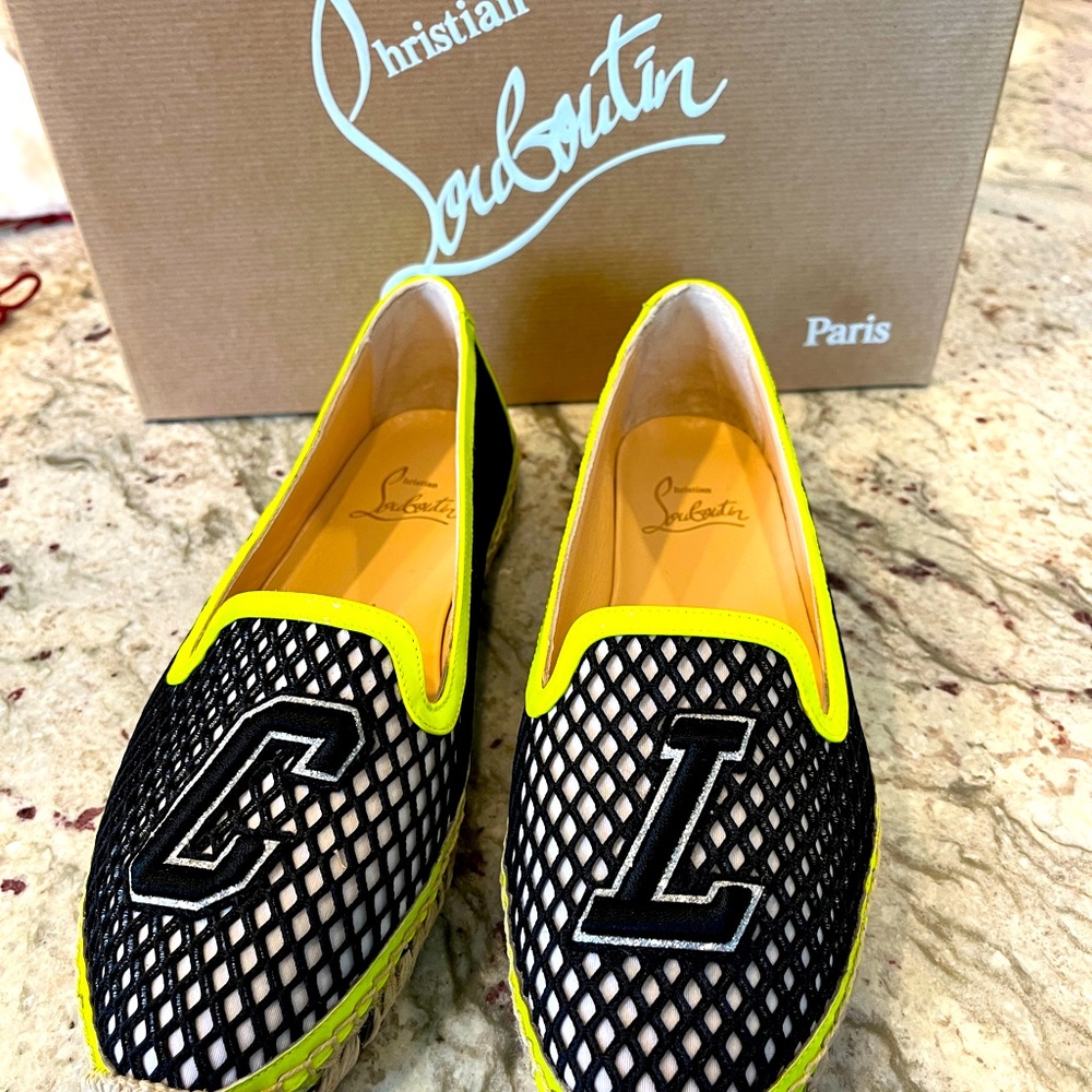 Christian Louboutin Ivy Espapop Flat Size 36! Never been worn!